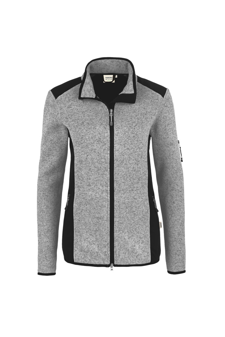 HAKRO Damen Strickfleecejacke